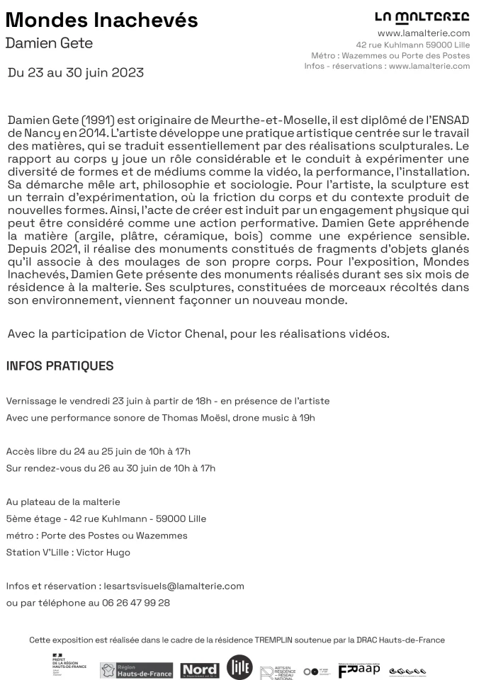 Mondes inachevés